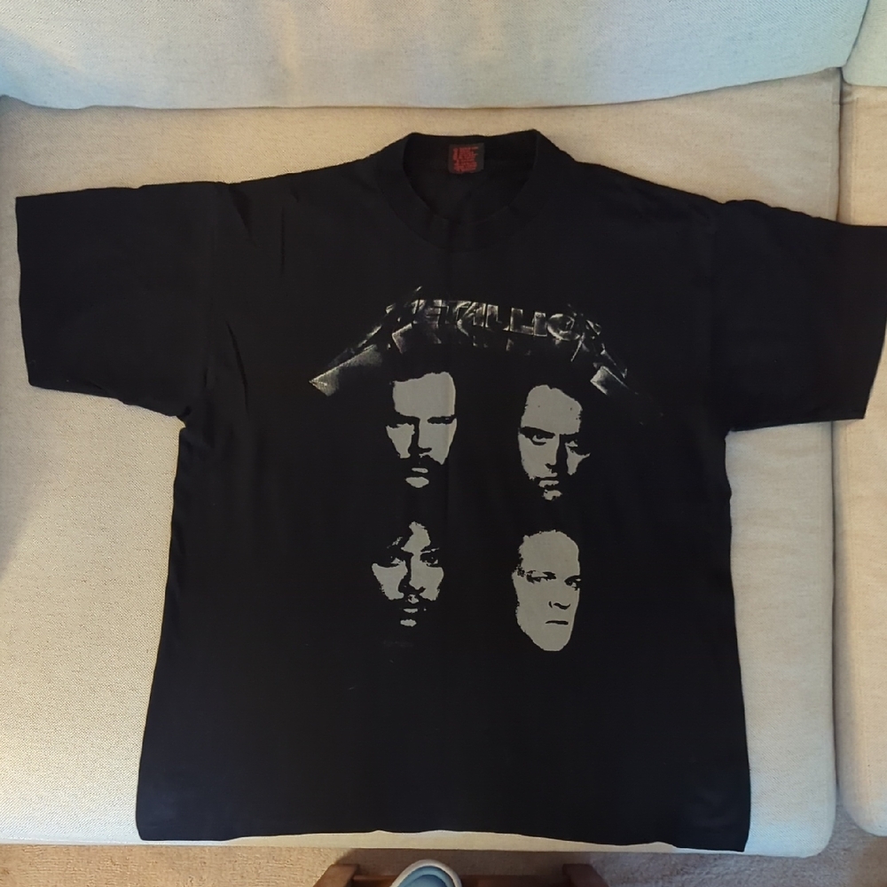 Vintage Metallica Black Album 1991 Tour T-shirt - XL
